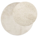 ZNTS Rug OVIEDO Short Pile Beige Ø 120 cm 375501