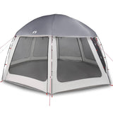 ZNTS Pool Tent with Removable Fly & Mesh Walls Grey 510x510 cm 4100636