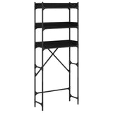 Washing Machine Shelf with Shelf Black 0ak 67 x 25 x 163 cm 883552