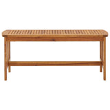 Coffee Table 102x50x43 cm Solid Acacia Wood 310255