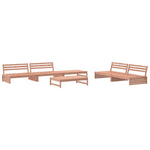 ZNTS 6 Piece Garden Lounge Set Solid Wood Douglas 3186646