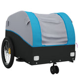 Bike Trailer Black and Blue 30 kg Iron 94142