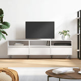 TV Cabinet White 150x30x44.5 cm Engineered Wood 831276