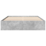 Bed Frame without Mattress Concrete Grey 150x200 cm 3281010