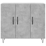 Sideboard Concrete Grey 90x34x80 cm Engineered Wood 828104