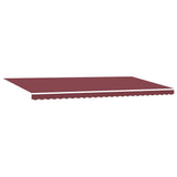 Manual Retractable Awning Burgundy 600x300 cm 3215222