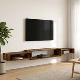 Wall-mounted TV Cabinet Wall-Mounted Smoked Oak 8006017