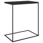 ZNTS Side Table Black 55x35x66 cm Engineered Wood 336133