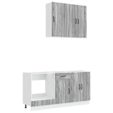 Kitchen Unit LUCCA 5 pcs Grey Sonoma Engineered Wood 3438261