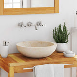 Sink 40x12 cm Marble Cream 142775