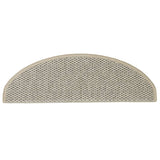 Stair Mats Self-adhesive Sisal-Look 30 pcs 65x21x4 cm Light Green 3365875