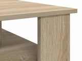 Coffee Table Sonoma Oak 90 x 50 x 40 cm Engineered Wood 8000214