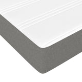 Pocket Spring Bed Mattress Grey 120 x 190 cm Polyester 4007142
