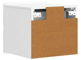 Wall-Mounted Bedside Cabinet High Gloss White 33 x 34.5 x 43 cm 898303