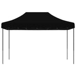 ZNTS Foldable Party Tent Pop-Up Black 410x279x315 cm 4005014