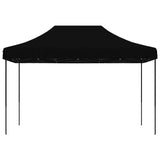 ZNTS Foldable Party Tent Pop-Up Black 410x279x315 cm 4005014