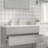 Sink Cabinet Grey Sonoma 100x38.5x45 cm Engineered Wood 815658