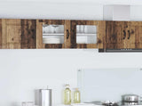Wall Glass Cabinet PORTO Old Wood 80 x 31 x 40 cm 885303