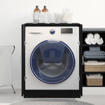 ZNTS Washing Machine Cabinet - Black Oak - 70.5x71.5x91.5 cm - Made of Engineered Wood 862667