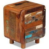 243323 Night Cabinet Solid Reclaimed Wood 43x33x51 cm