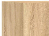 7 Piece TV Wall Cabinet Set with LED Lights Sonoma Oak 3216773