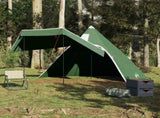 Camping Tent Tipi 5-Person Green Waterproof 4009407