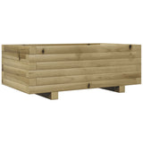 Garden Planter 70x40x26.5 cm Impregnated Wood Pine 847332