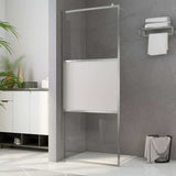 Shower screens Silver 100 x 195 cm Glass and Aluminium 146642