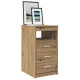 Drawer Cabinet Artisan Oak 40x50x76 cm Engineered Wood 856005