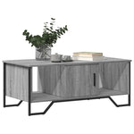 ZNTS Coffee Table Grey Sonoma 100x51x40 cm Engineered Wood 848492