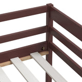 Bed Frame with Storage without Mattress Dark Brown 90x200 cm 322059