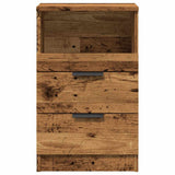 Bedside Cabinets 2 pcs Old Wood 40x36x65 cm Engineered Wood 856845