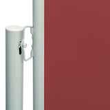 Patio Retractable Side Awning 180x600 cm Red 317967