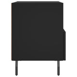 Bedside Cabinets 2 pcs Black 40x35x47.5 cm Engineered Wood 827471