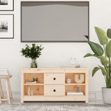 TV Cabinet 103x36.5x52 cm Solid Wood Pine 814569