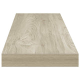 Floating Wall Shelves 2 pcs Oak 90x23.5x3.8 cm MDF 323881