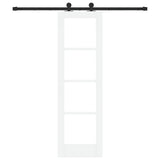 Sliding Door ORKDAL White and Black 61 x 198.5 cm 3331986