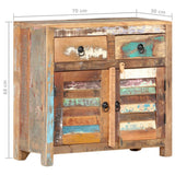 Sideboard 70x30x68 cm Solid Reclaimed Wood 288090