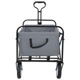 Folding Hand Trolley Manual Grey 94 x 53 x 99 cm Oxford Cloth 42020660