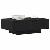 Coffee Table Black Oak 90 x 60 x 31 cm Engineered Wood 862634