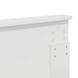 Bed Frame with Headboard White 180 x 200 cm Solid Pine Wood 3410564