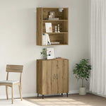 ZNTS Sideboard with Wall Cabinet Artisan Oak Engineered Wood 3329224