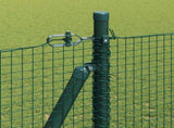 Welded Wire Fence with Concrete Base 25 x 1.5 m Green Mesh 3352449