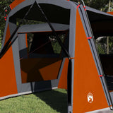 Family Tent 20-Person Grey and Orange 745 x 700 x 217 cm 42004079