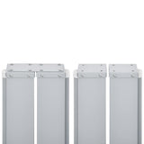 Retractable Side Awning Anthracite 140x1000 cm 48486