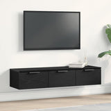 Wall Cabinet Black Oak 102 x 30 x 20 cm Engineered Wood 862777