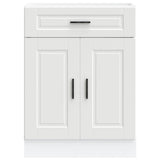 Kitchen Base Cabinet Porto White Engineered Wood 853967