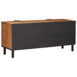 TV Cabinet with Shelf Acacia Brown Finish 105 x 33 x 46 cm 4017900