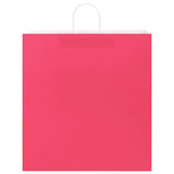 Paper Bags 250 pcs with Handles Pink 45x17x48 cm 4101681