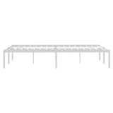 Metal Bed Frame without Mattress White 120x200cm 350911